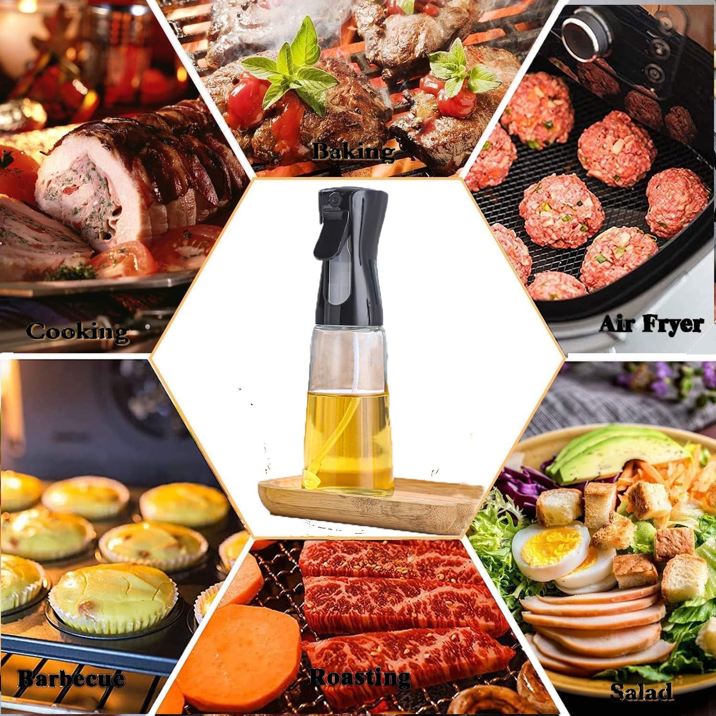 Mistiva Premium Glass Oil Sprayer – Fine Mist 300ml for Healthy Cooking