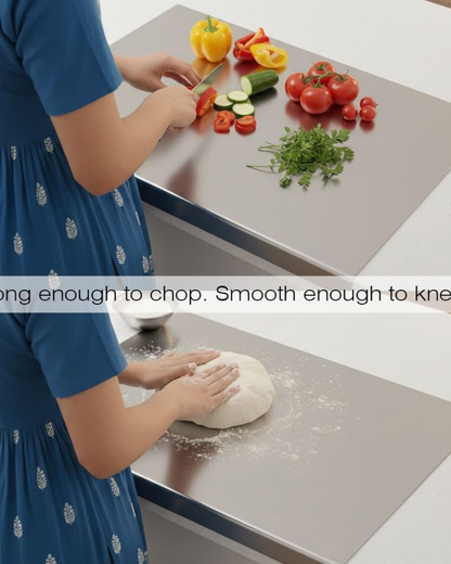 Premium Stainless Steel Chopping Board